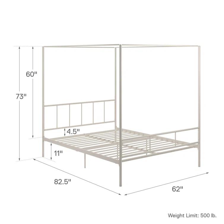 Marion Metal Canopy Bed