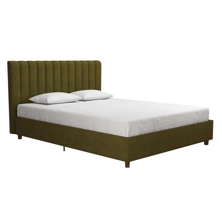 Brittany Tufted Upholstered Platform Bed