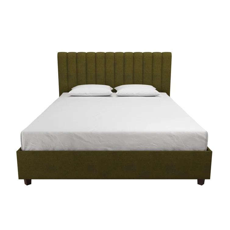 Brittany Tufted Upholstered Platform Bed