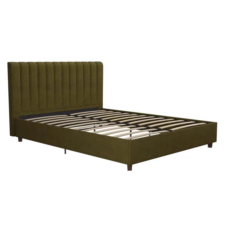 Brittany Tufted Upholstered Platform Bed