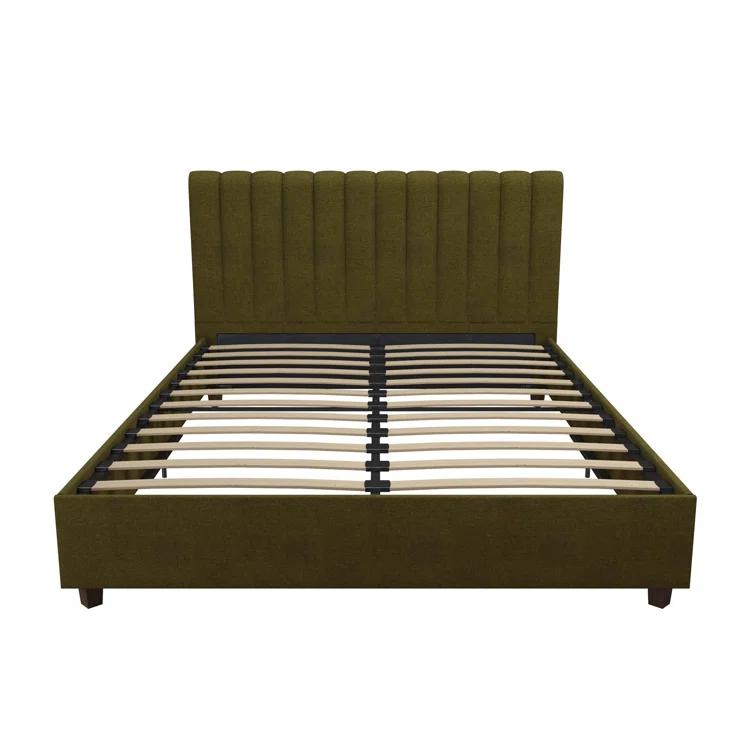 Brittany Tufted Upholstered Platform Bed
