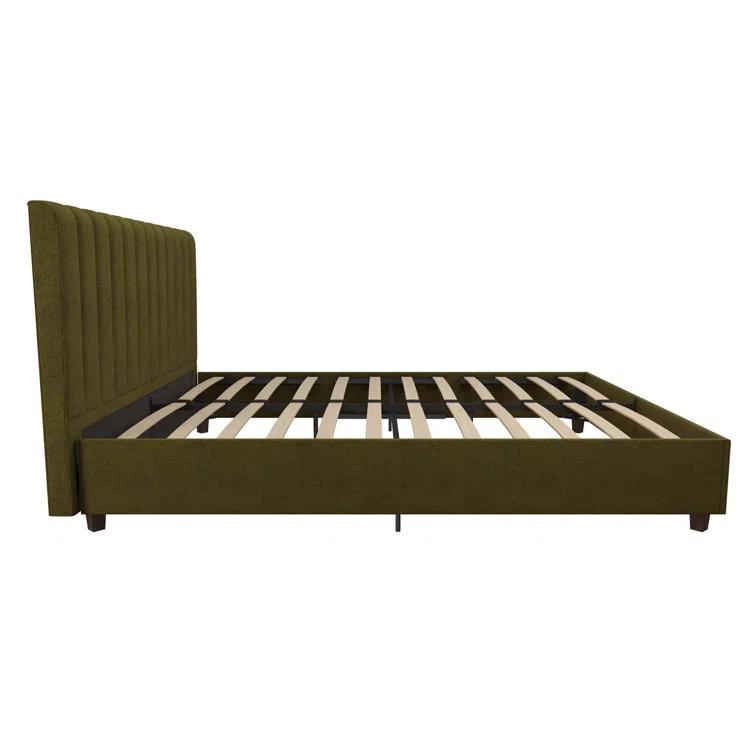 Brittany Tufted Upholstered Platform Bed
