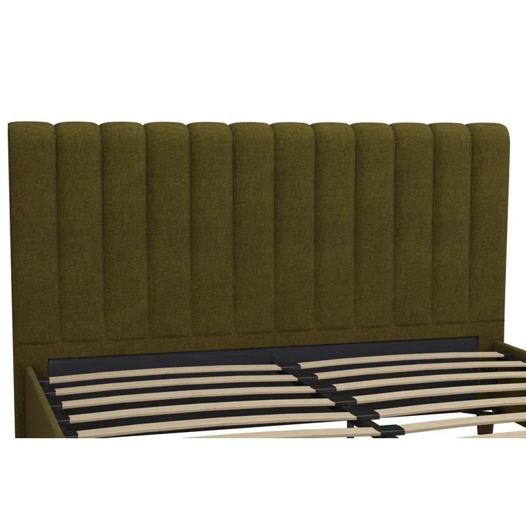 Brittany Tufted Upholstered Platform Bed