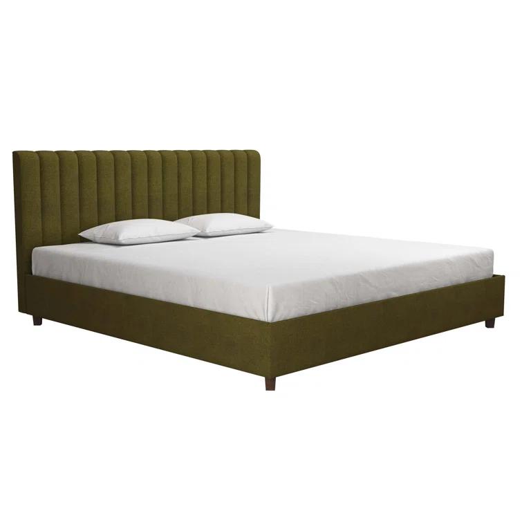 Brittany Tufted Upholstered Platform Bed