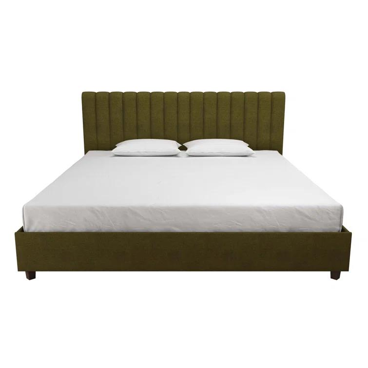 Brittany Tufted Upholstered Platform Bed