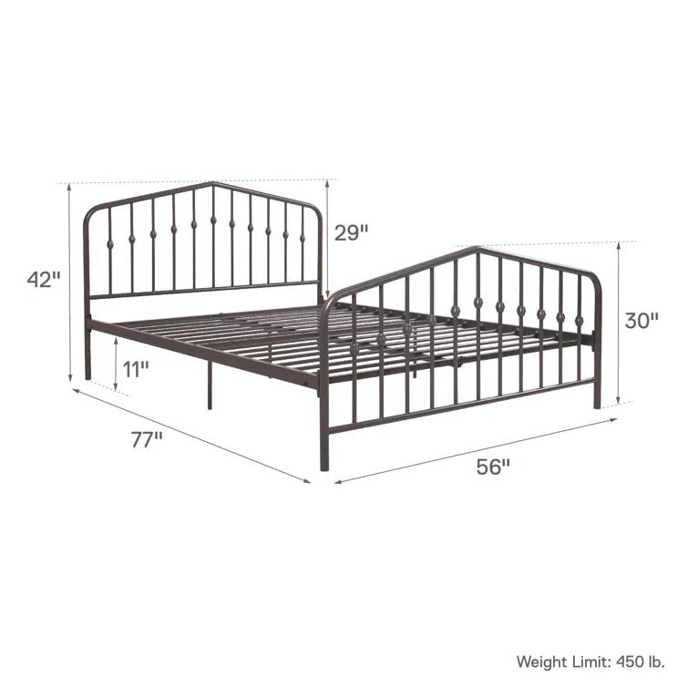 Bushwick Metal Platform Bed