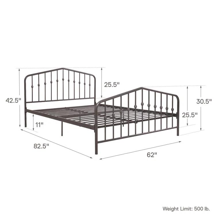 Bushwick Metal Platform Bed