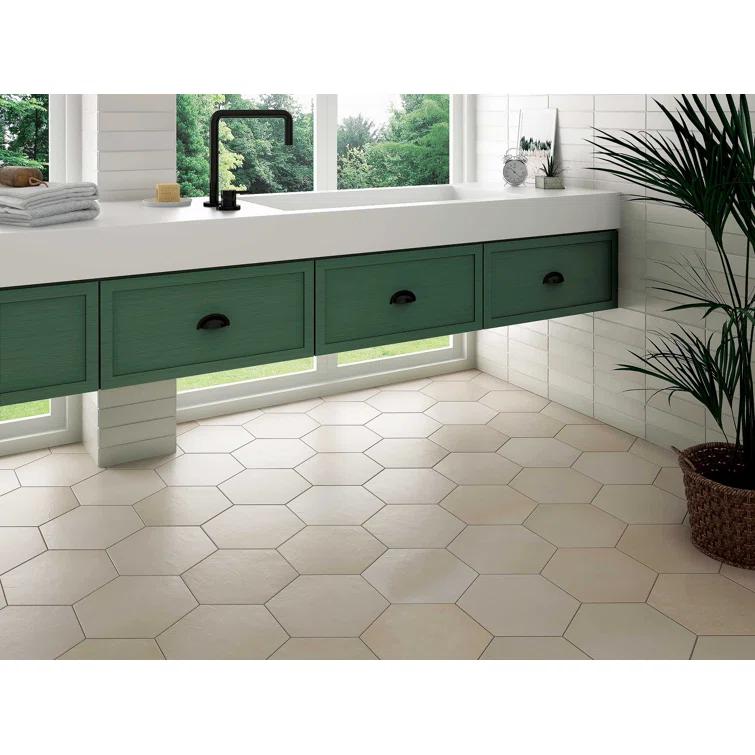 Makoto 18 Pieces - Matte Hexagon Porcelain Tile