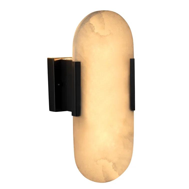 Delphi Steel Flush Mounted Sconce