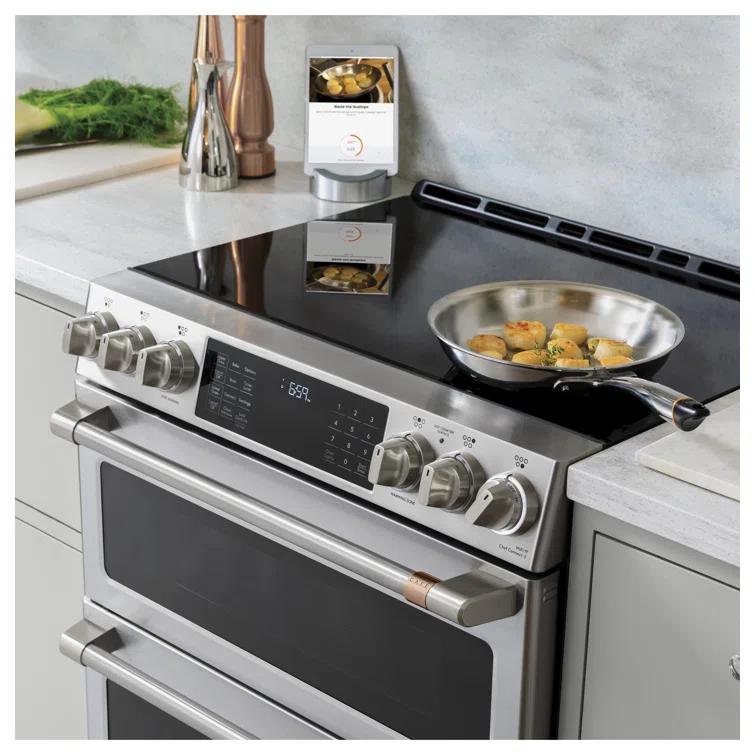 Café Smart Appliances Induction 30" 5.7 cu. ft. Slide-in Electric Range