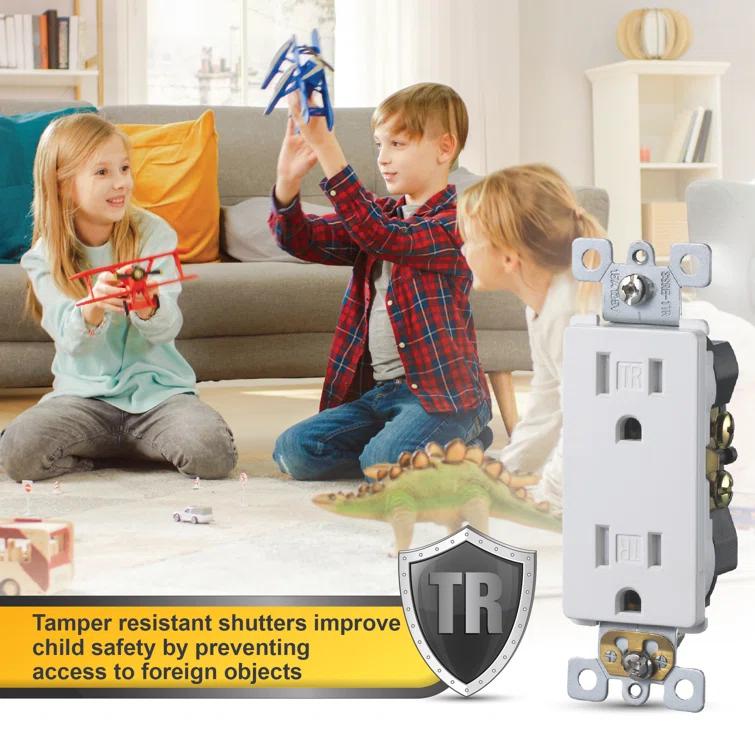 20 Tamper Resistant Decorator Outlet