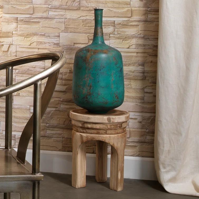 Everdeen Solid Wood Accent Stool