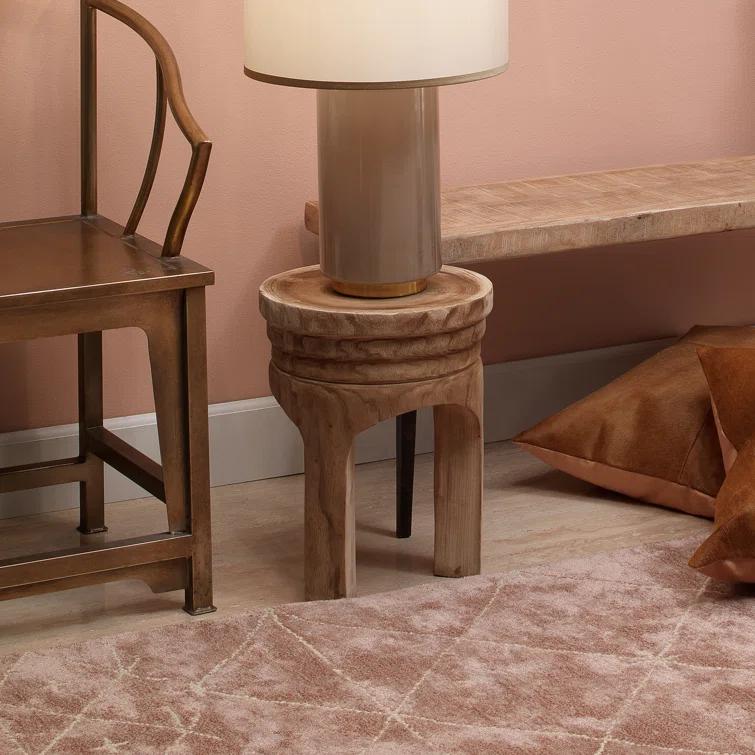 Everdeen Solid Wood Accent Stool