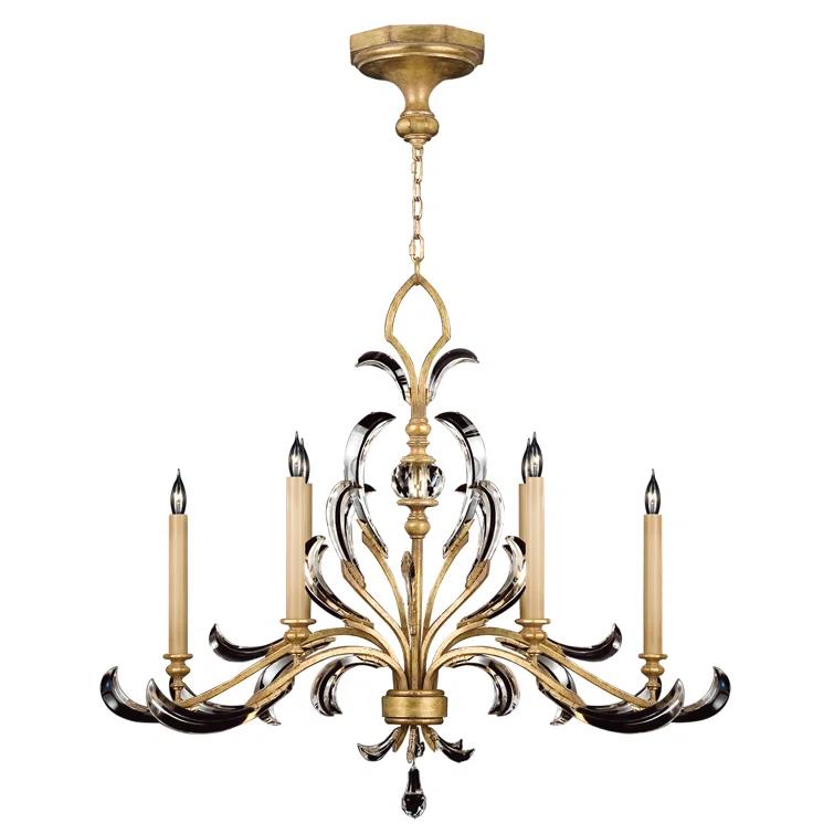 Beveled Arcs 6 - Light Classic / Traditional Chandelier