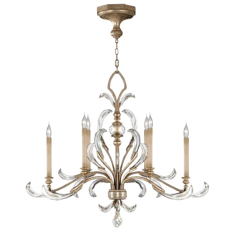 Beveled Arcs 6 - Light Classic / Traditional Chandelier