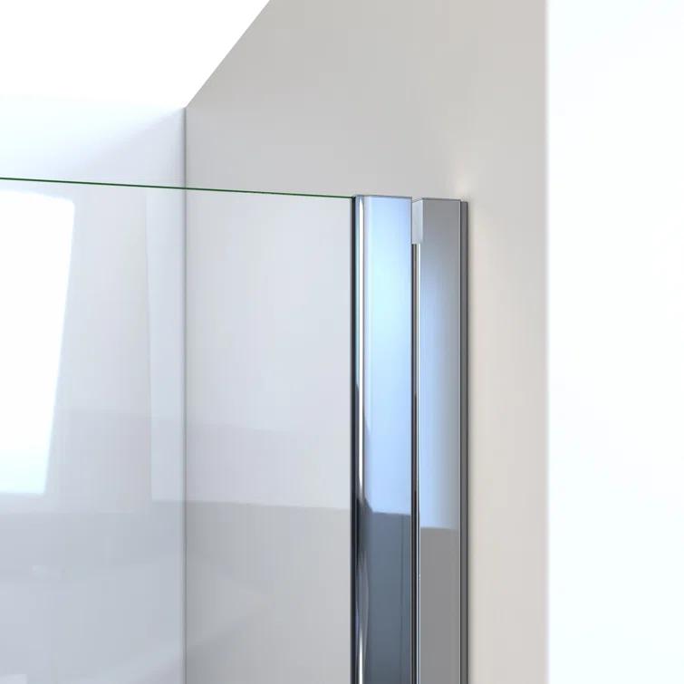 RD Swinging 32" W x 64" H Semi-Frameless Shower Door
