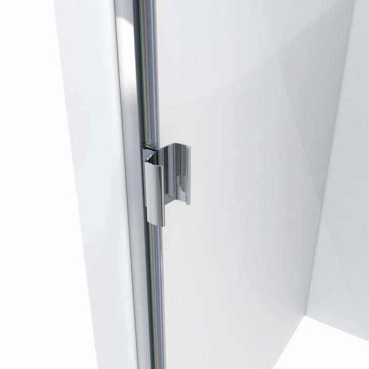 RD Swinging 32" W x 64" H Semi-Frameless Shower Door