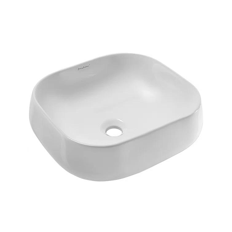 Swiss Madison SM-VS273 Château 18 Square Ceramic Vessel Sink