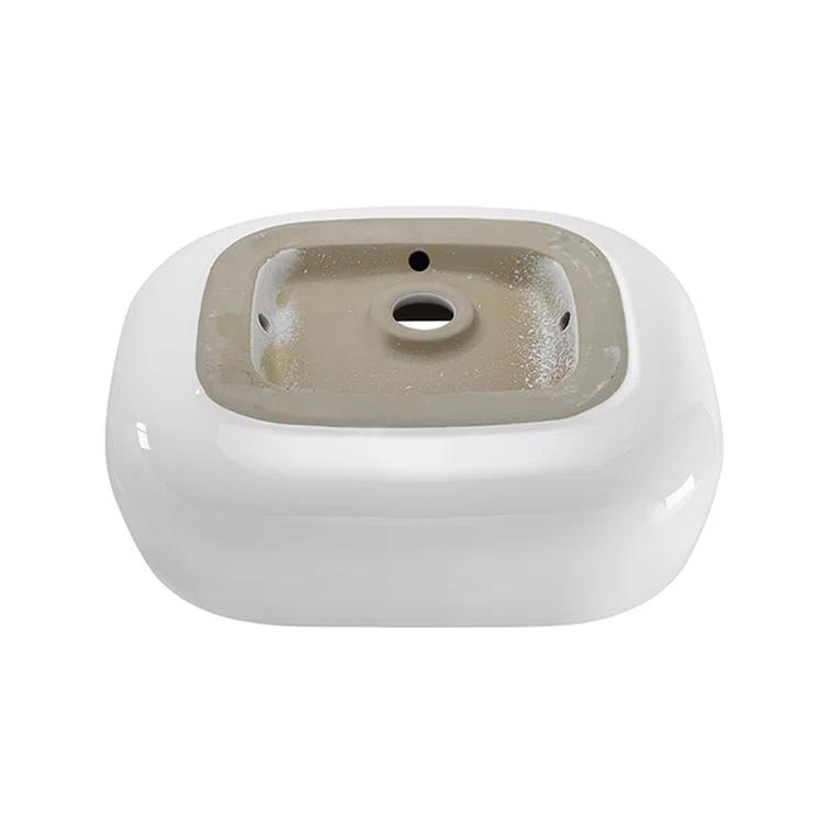 Swiss Madison SM-VS273 Château 18 Square Ceramic Vessel Sink