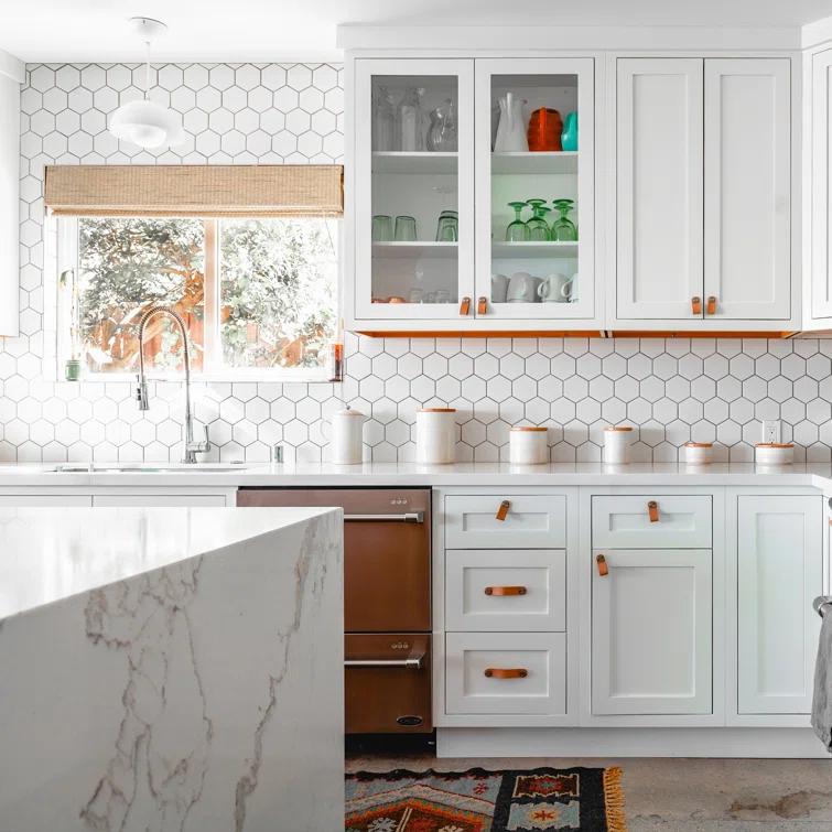 Supreme Tile Porcetile 10.08 in. x 11.64 in. Honeycomb Matte Porcelain Mosaic Wall and Floor Tile