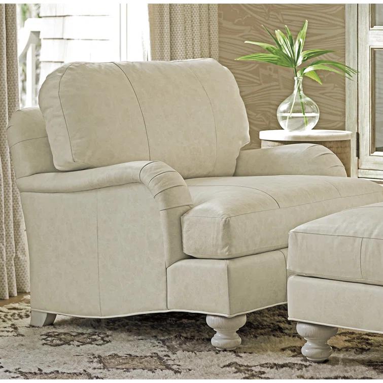 Tommy Bahama Home Ocean Breeze Gilmore Leather Chair