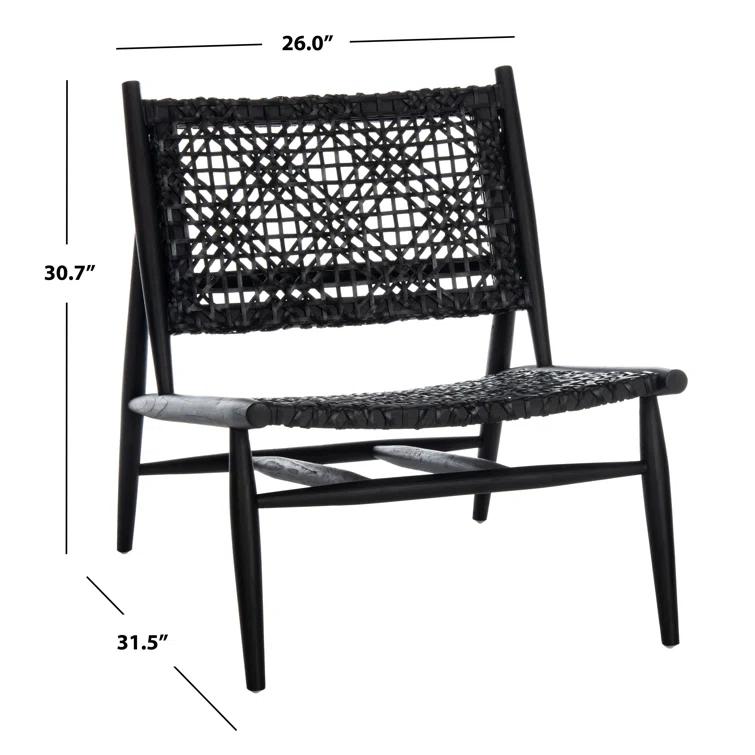 Kazbah Genuine Leather Side Chair
