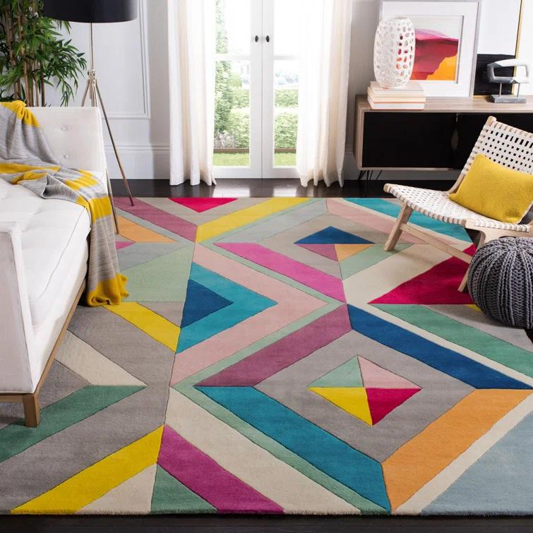 Fifth Avenue FTV112 Hand Tufted Accent Rug - Gray/Multi - 2'x3' - Safavieh.
