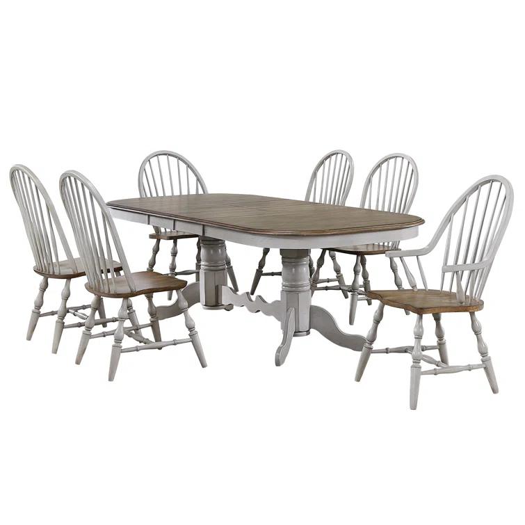 Country Grove 6 - Person Double Pedestal Dining Set