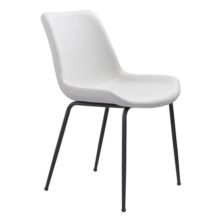 18.5'' H Faux Leather Upholstered Side Chair
