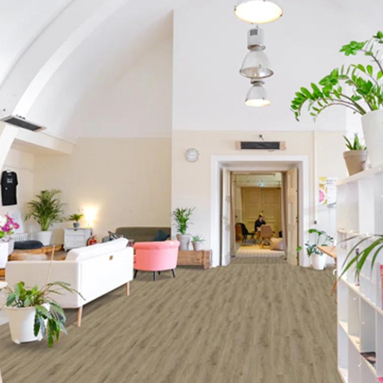 Lucida USA GlueCore Classic 22mil x 7.3" W x 48" L Glue Down Vinyl Tile Flooring