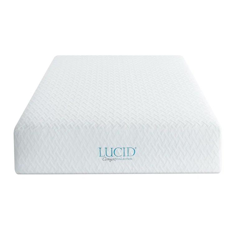 LUCID Medium Cooling Gel infused Memory Foam Mattress
