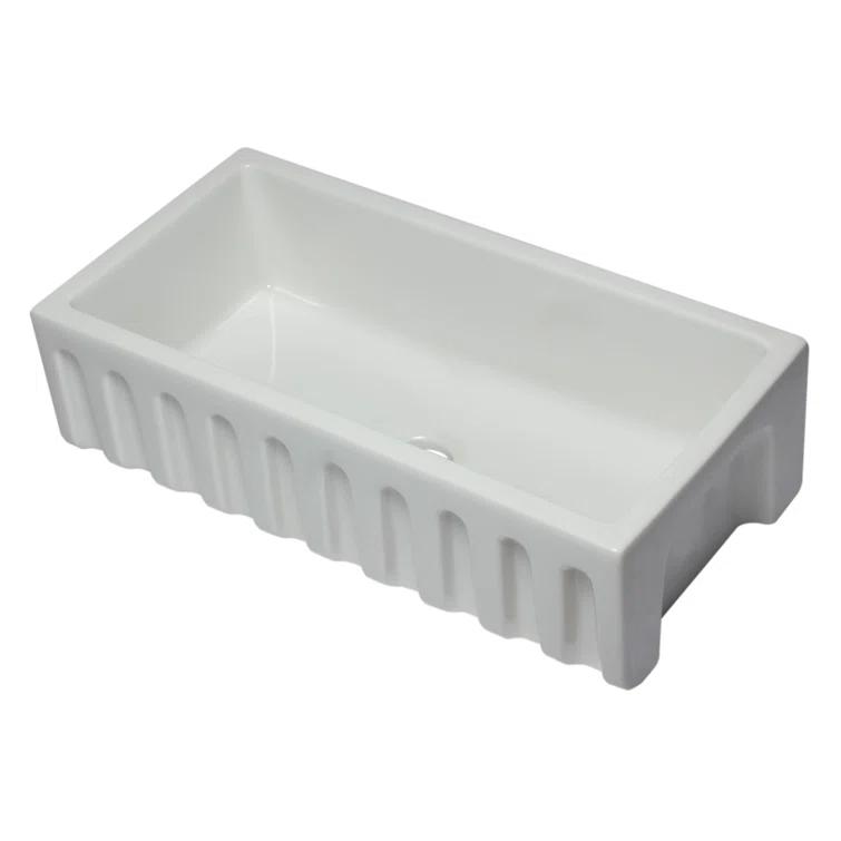 36'' L Farmhouse / Apron Single Bowl Fireclay Kitchen Sink
