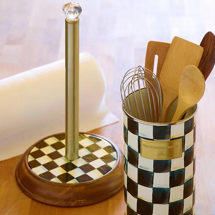 MacKenzie-Childs Wood Paper Towel Holder