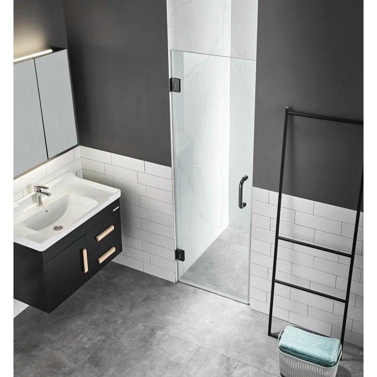 Fellow Series 30" x 72" Hinged Frameless Shower Door