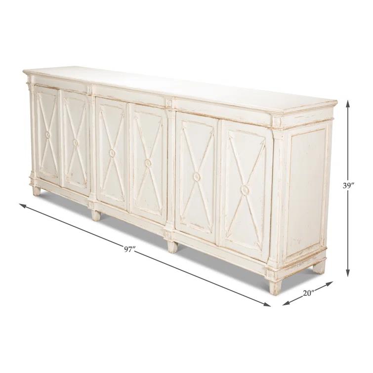 Marksman 97'' Solid Wood Sideboard