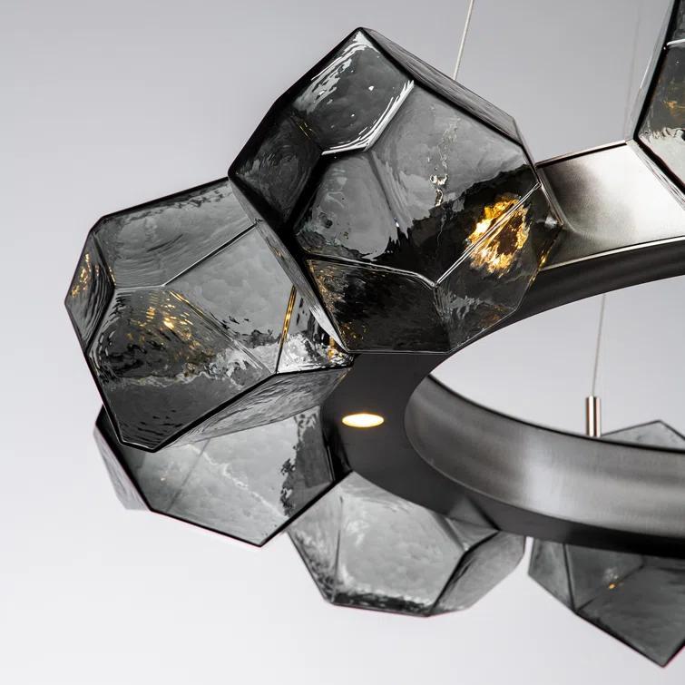 Gem Radial Ring Chandelier