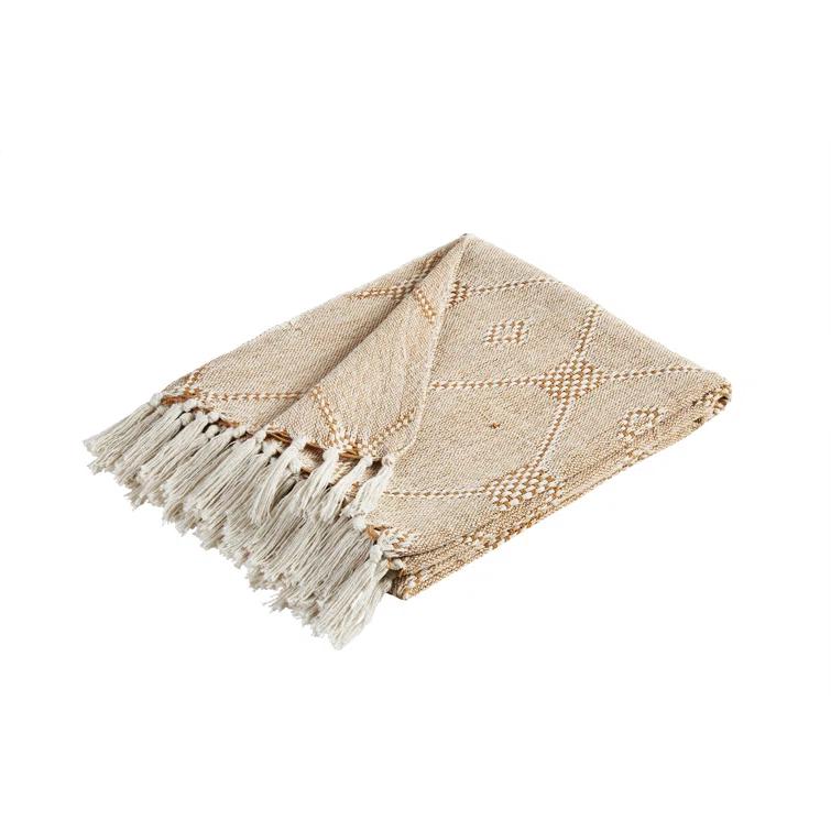 Amrapur Overseas Inc. Plain Weave / Muslin Throw Blanket