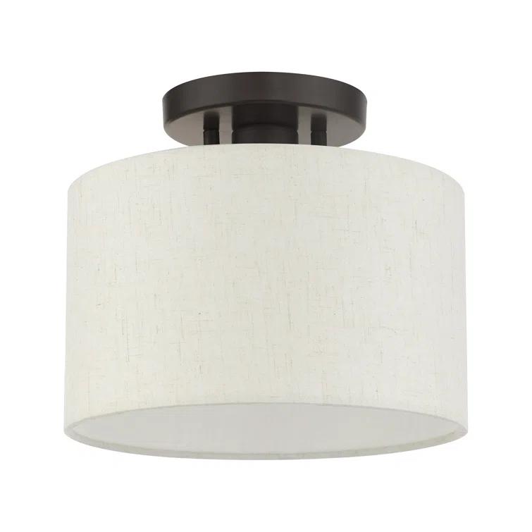 Darian Fabric Semi Flush Mount