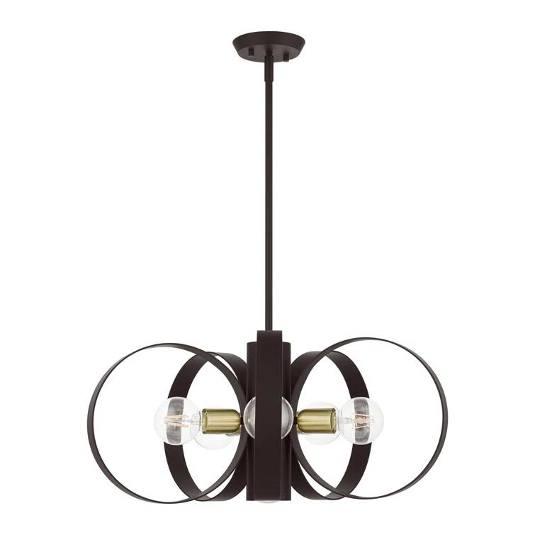 Babara 6 - Light Dimmable Geometric Chandelier