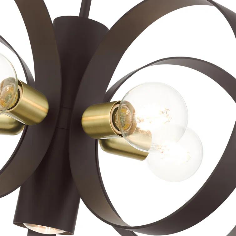 Babara 6 - Light Dimmable Geometric Chandelier