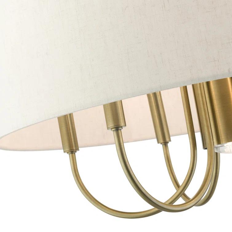 Dovecove Winscombe Shaded Drum Chandelier