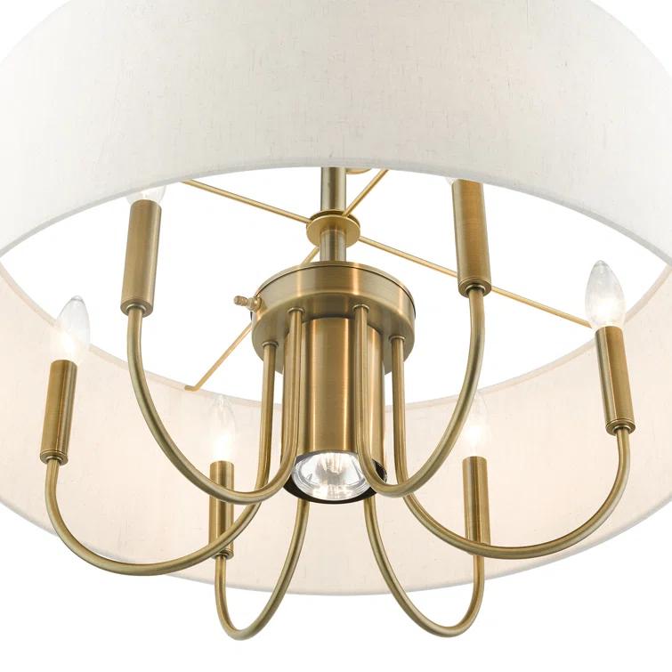 Dovecove Winscombe Shaded Drum Chandelier
