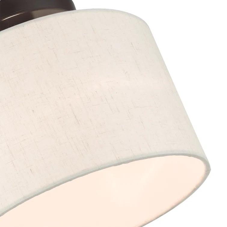 Darian Fabric Semi Flush Mount