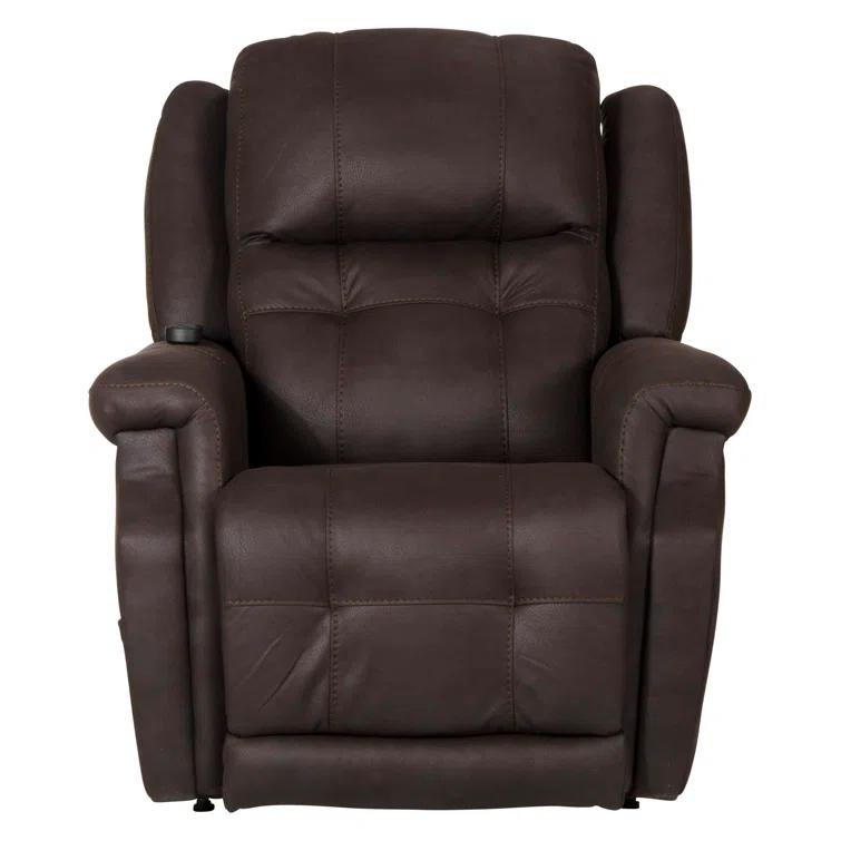 Haywood Power Lift Assist Lay Flat Recliner with Adjustable Headrest and Heat & Massage