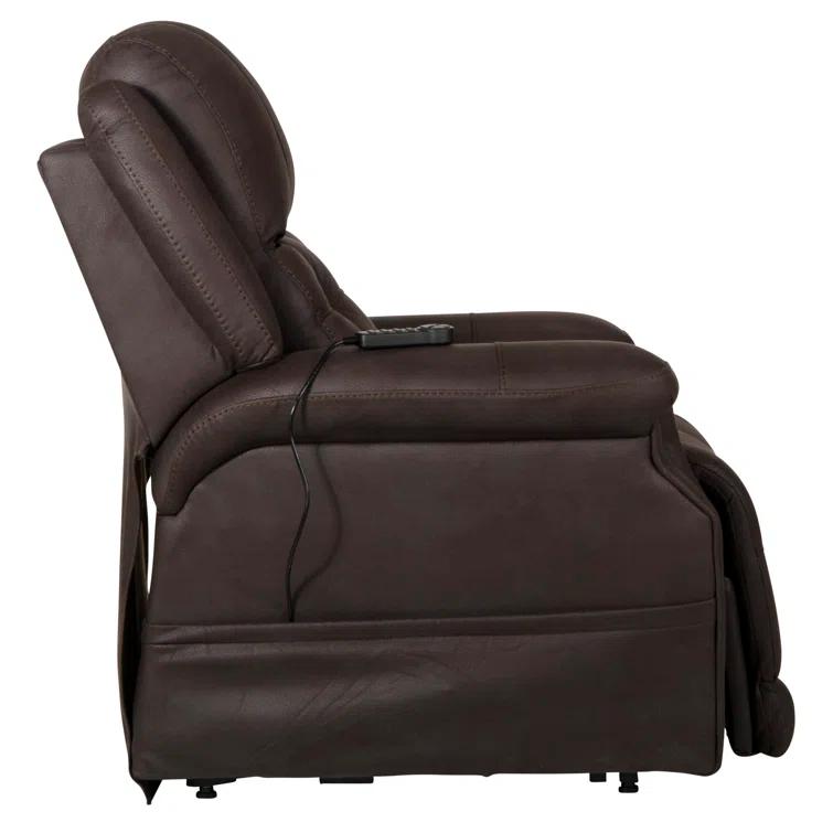 Haywood Power Lift Assist Lay Flat Recliner with Adjustable Headrest and Heat & Massage