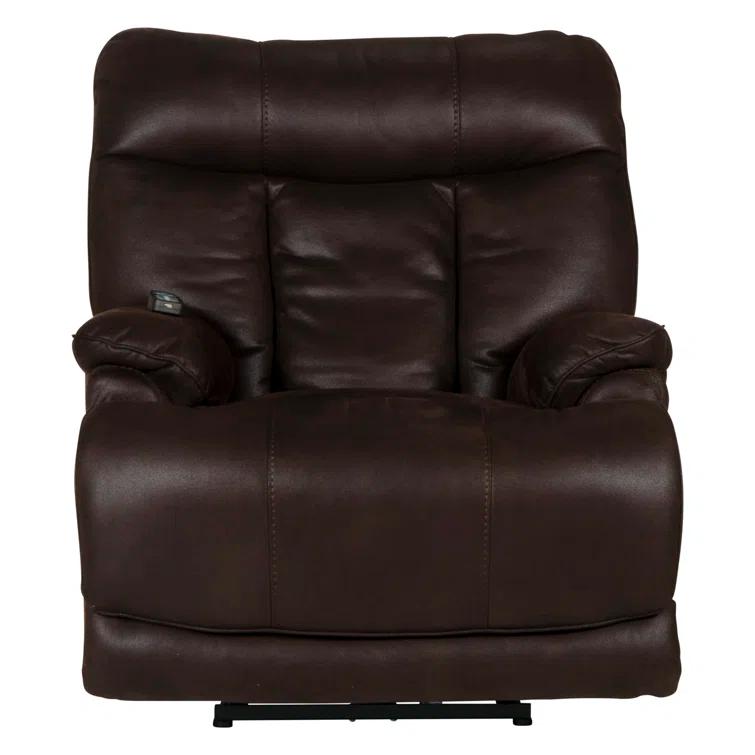 Anders Power Lay Flat Recliner w/ Adjustable Headrest & Lumbar, Heat & Massage & Extension Footrest