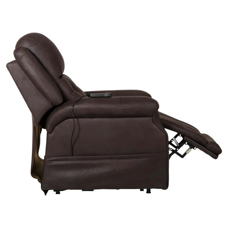 Haywood Power Lift Assist Lay Flat Recliner with Adjustable Headrest and Heat & Massage