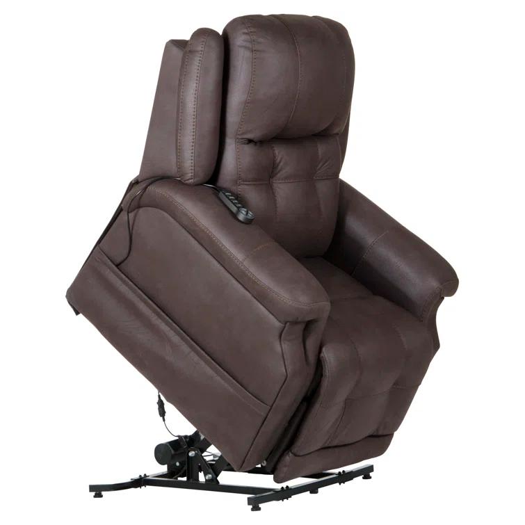 Haywood Power Lift Assist Lay Flat Recliner with Adjustable Headrest and Heat & Massage