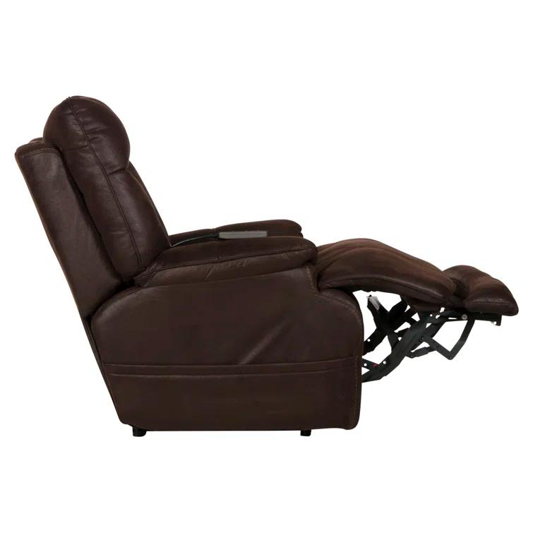 Anders Power Lay Flat Recliner w/ Adjustable Headrest & Lumbar, Heat & Massage & Extension Footrest