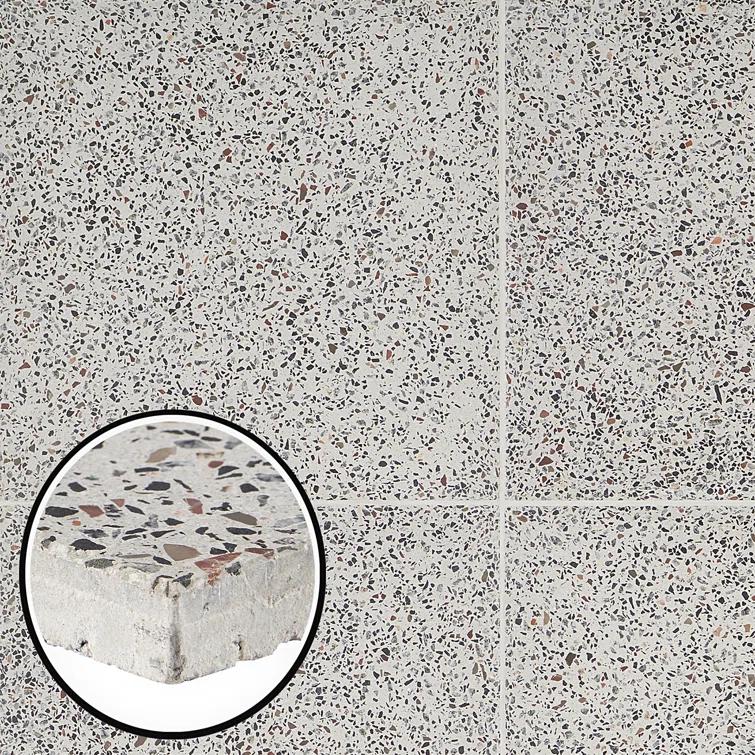 Durham 16.14 in. x 16.14 in. Polished Terrazzo Floor and Wall Tile (3.61 Sq. Ft. / Case)